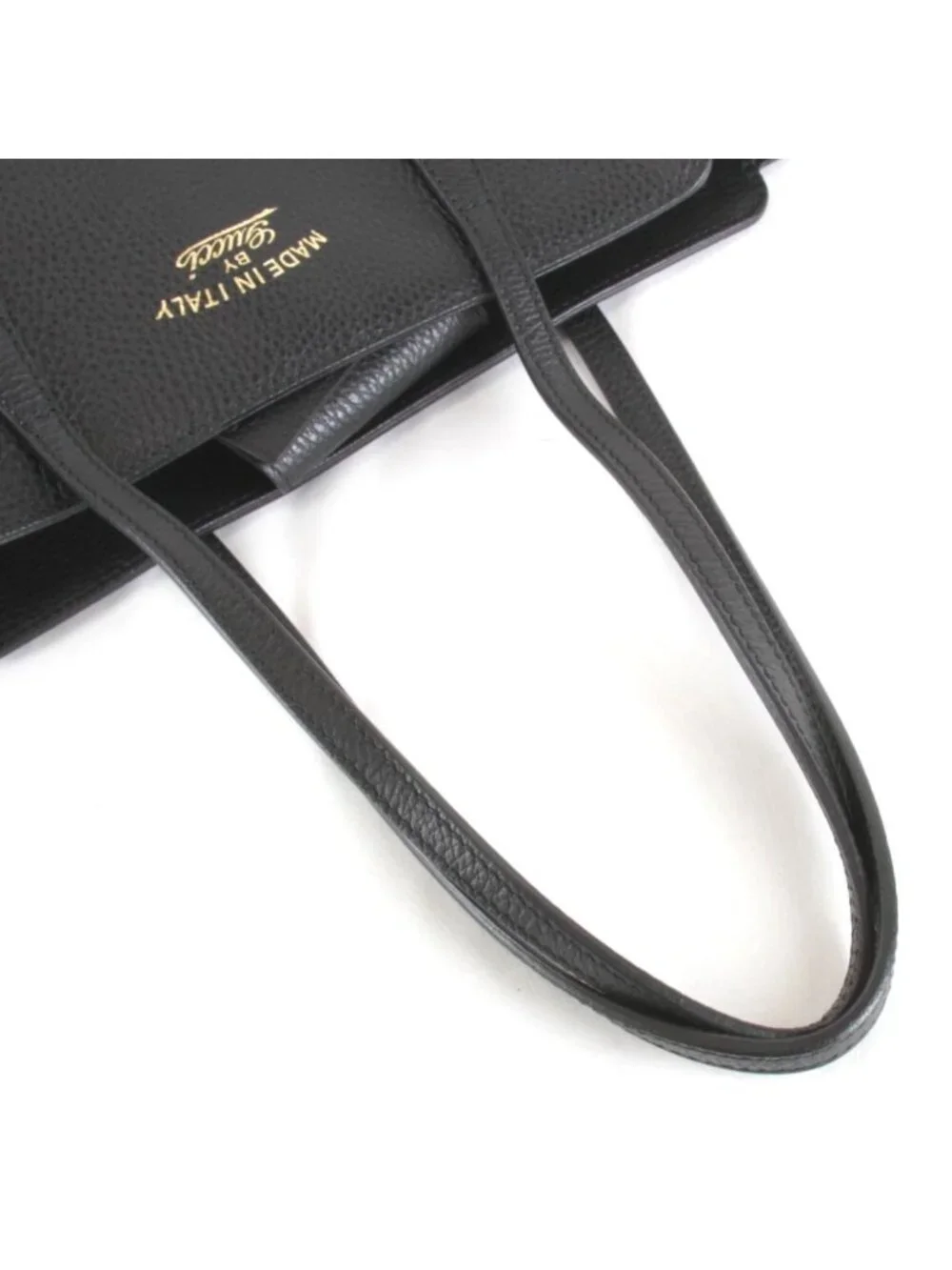 Gucci Tote Bag Leather Black